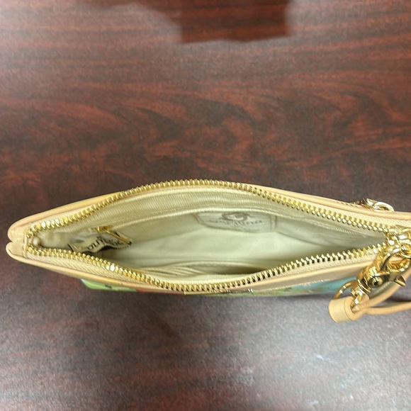 Spartina 449 Large Charleston South Carolina Map Scout Wristlet Clutch EUC - Picture 3 of 3